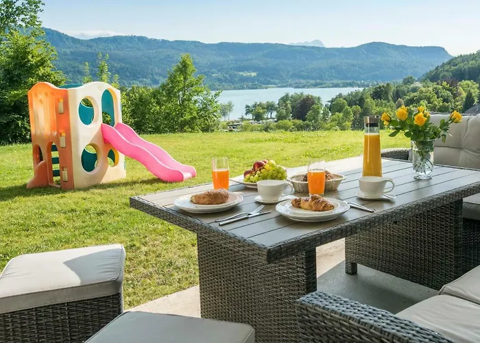 Grosse Mit Seeblick Nahe Woerthersee Ideal Fuer Familien & Gruppen Apartament Keutschach am See